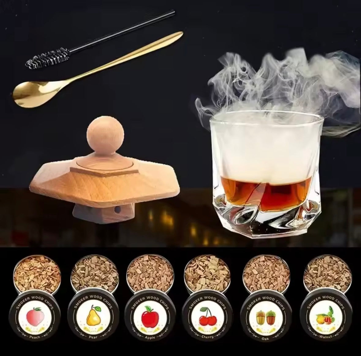Whiskey Smoker Cocktail Kit Saturn